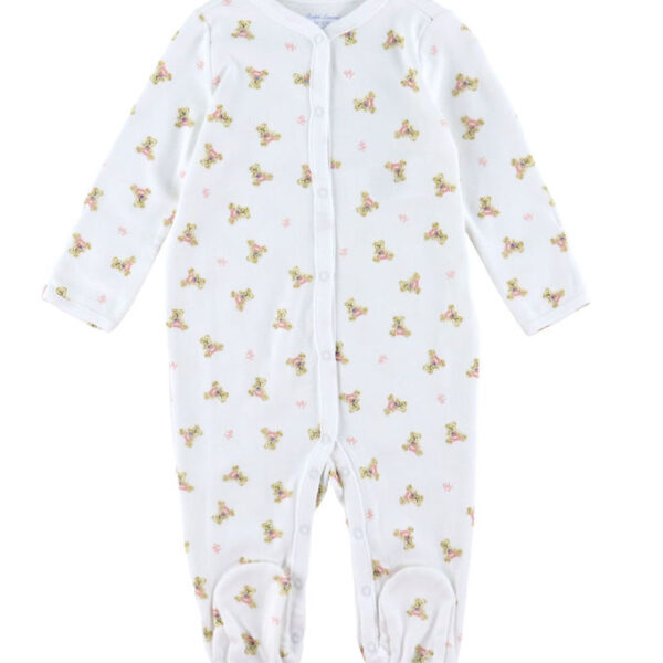 Polo Ralph Lauren Heldragt - Hvid/Pink m. Bamser