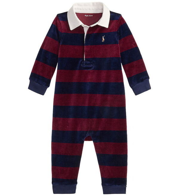 Polo Ralph Lauren Heldragt - Velour - Classic Wine/Navy