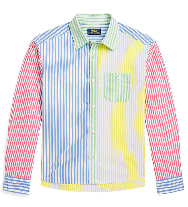 Polo Ralph Lauren Skjorte - Fun - Multifarvet m. Striber Polo Ralph Lauren Skjorte - Fun - Multifarvet m. Striber