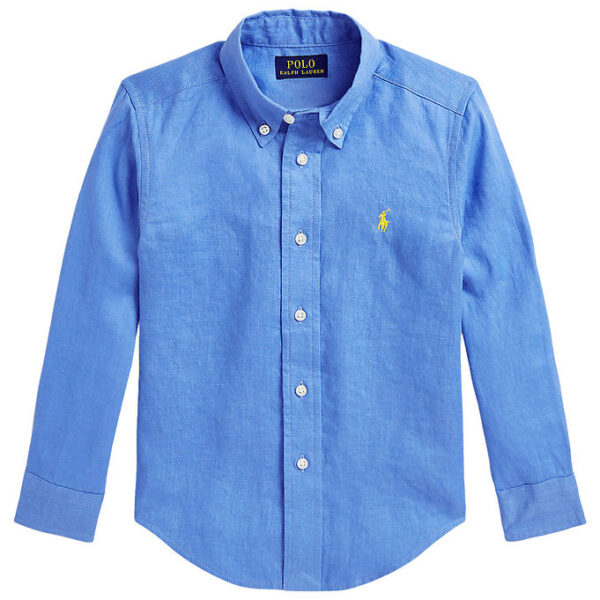 Polo Ralph Lauren Skjorte - Hør - Blå