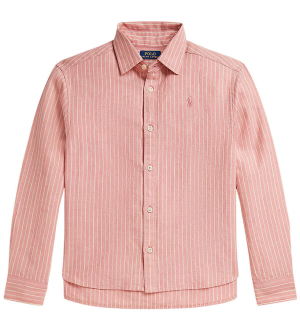 Polo Ralph Lauren Skjorte - Hør - Desert Rose/Cream