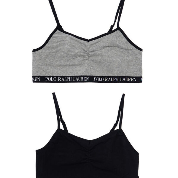 Polo Ralph Lauren Toppe - 2 pak - Sort/Gråmeleret