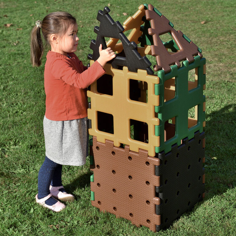 Polydron XL - Natur, 12 dele