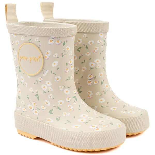 Pom Pom gummistøvler - Bellis AOP