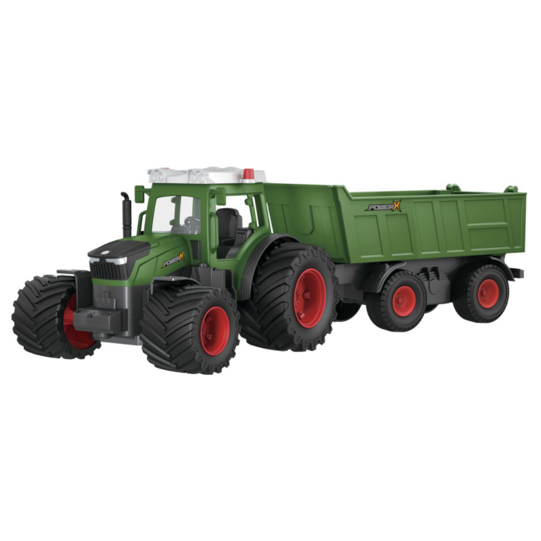 Power X | Fjernstyret traktor med trailer