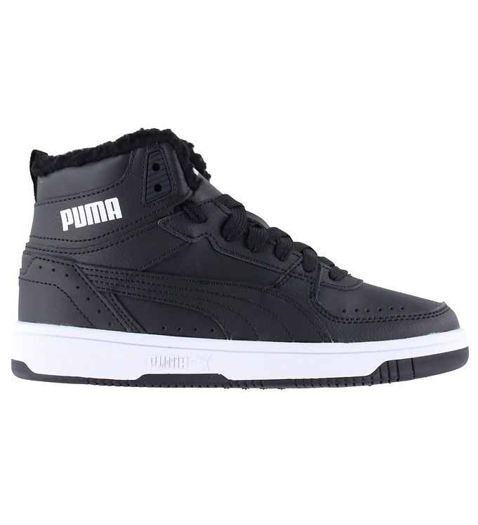 Puma Vinterstøvler - Rebound Joy Fur JR - Sort