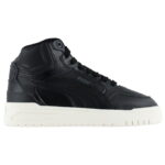 Puma Vinterstøvler - Shuffle Downtown Mid Fur Jr - Black/Shadow