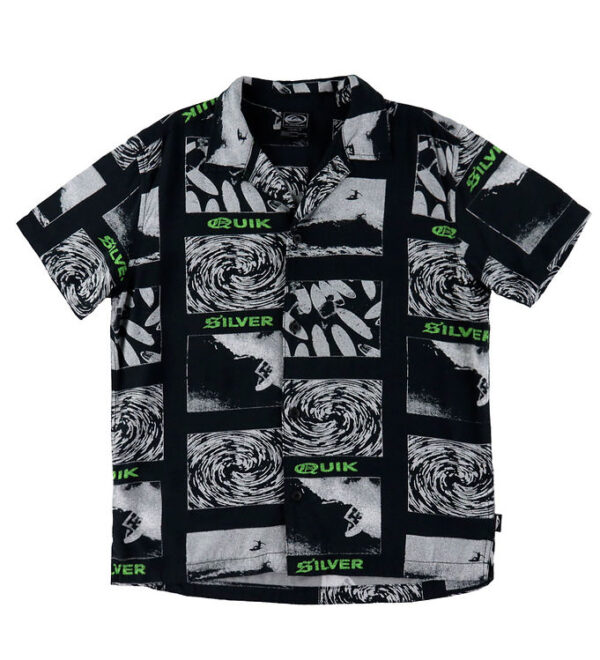 Quiksilver Skjorte - Viskose - Mercury Tube Black