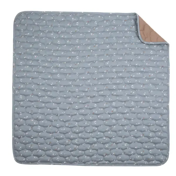 Quiltet tæppe, 90x90 cm - Stars