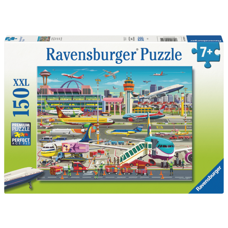 Ravensburger | Gulvpuslespil m. 150 brikker - I lufthavnen
