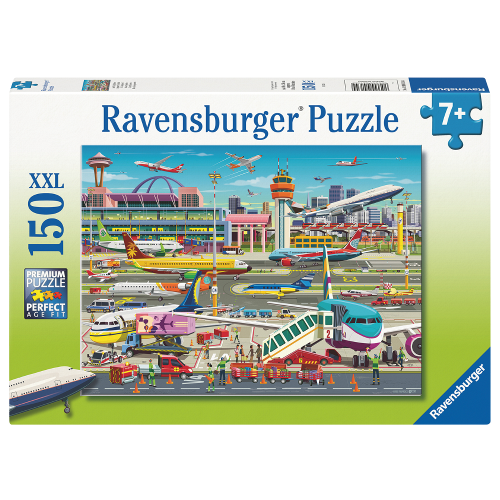 Ravensburger | Gulvpuslespil m. 150 brikker - I lufthavnen