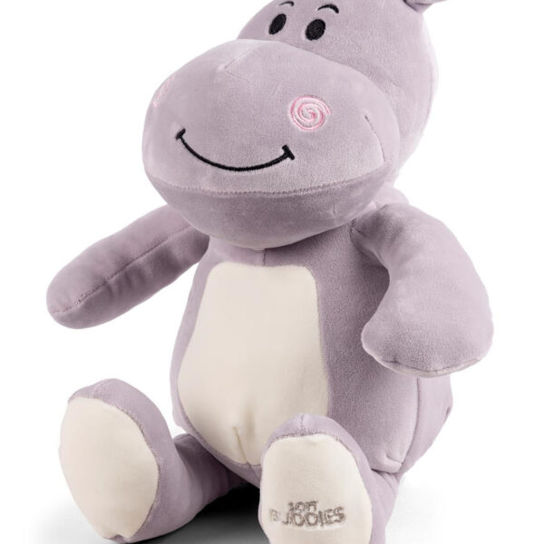 SOFT Buddies Grey Hippo - bamser - Legekammeraten.dk