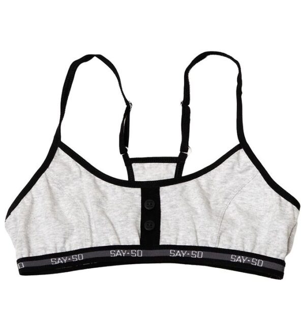 Say-So Top - Gråmeleret