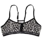 Say-So Top - Gråmeleret m. Leopard