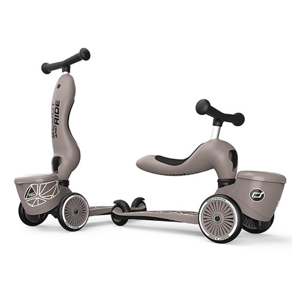 Scoot & Ride | 2-i-1 Highwaykick 1 Lifestyle - Brown lines