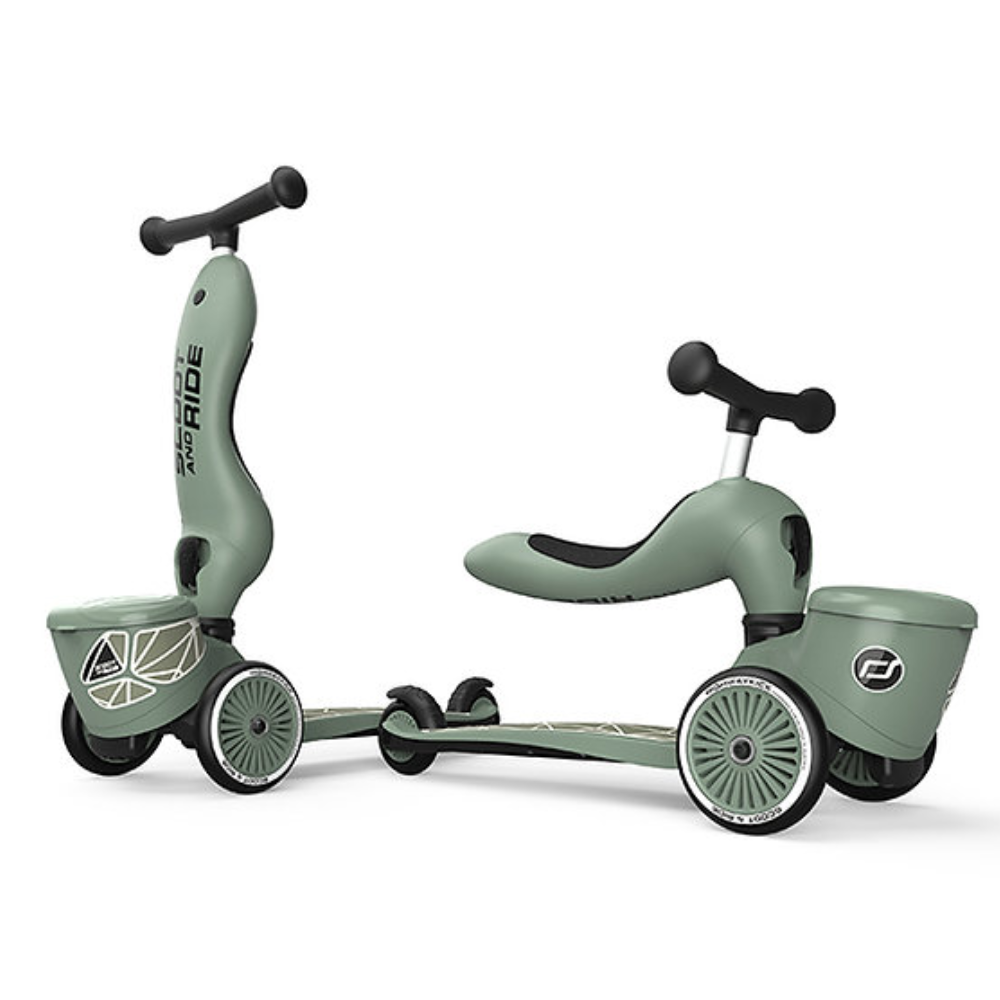 Scoot & Ride | 2-in-1 - Highwaykick 1 Lifestyle - Green lines