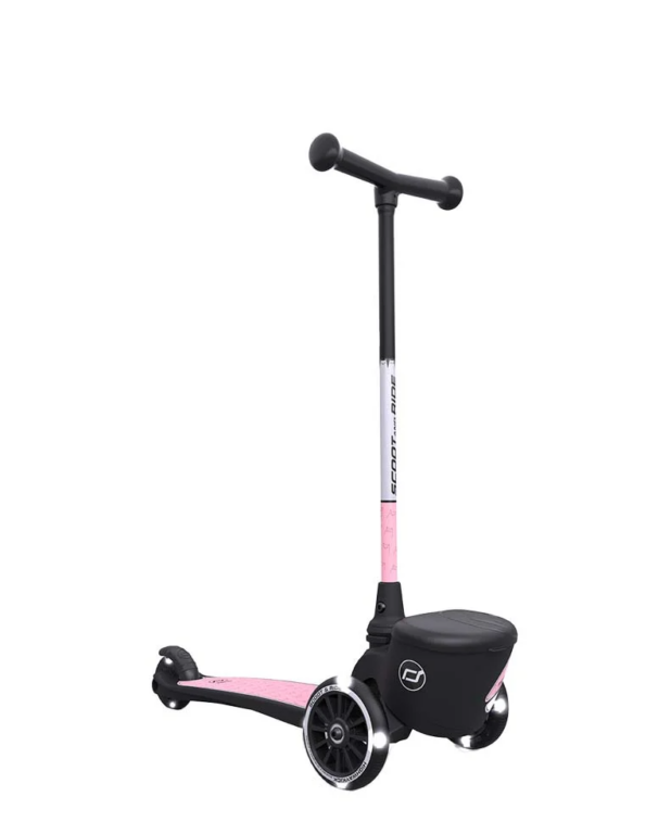 Scoot & Ride | Løbehjul - Highwaykick 2 Lifestyle m. LED, Rose