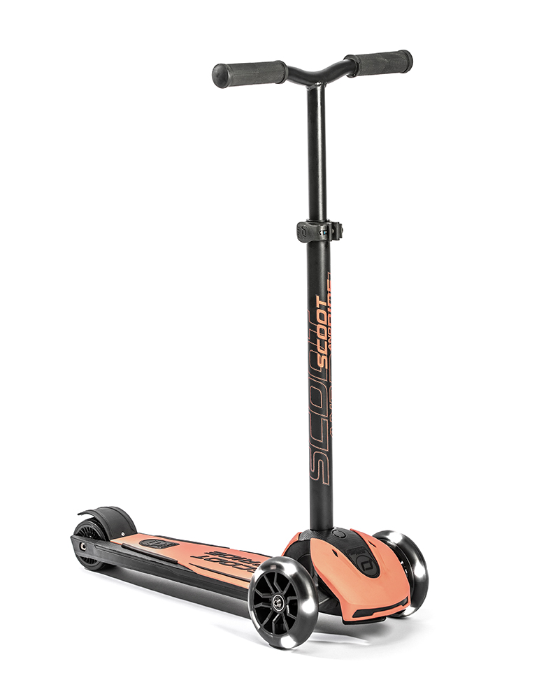 Scoot & Ride | Løbehjul - Highwaykick 5 m. LED, Peach