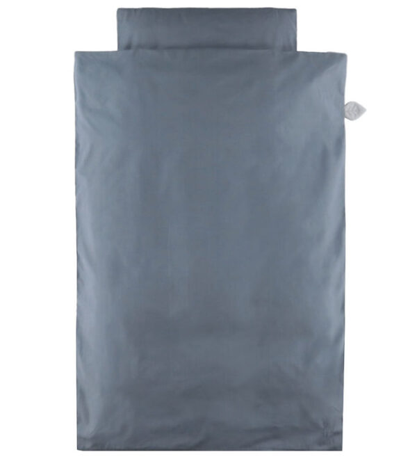 Sebra Sengetøj - Baby - Forest Lake Blue Sebra Sengetøj - Baby - Forest Lake Blue