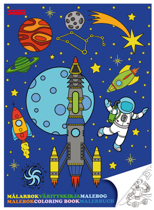 Sense | Malebog med rummet, 36 sider