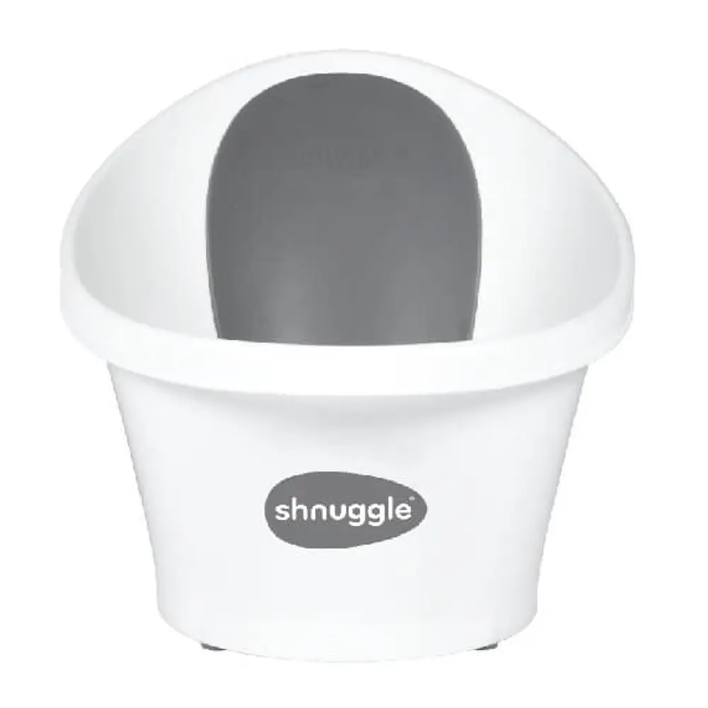 Shnuggle Baby Badekar - Hvid/Grå