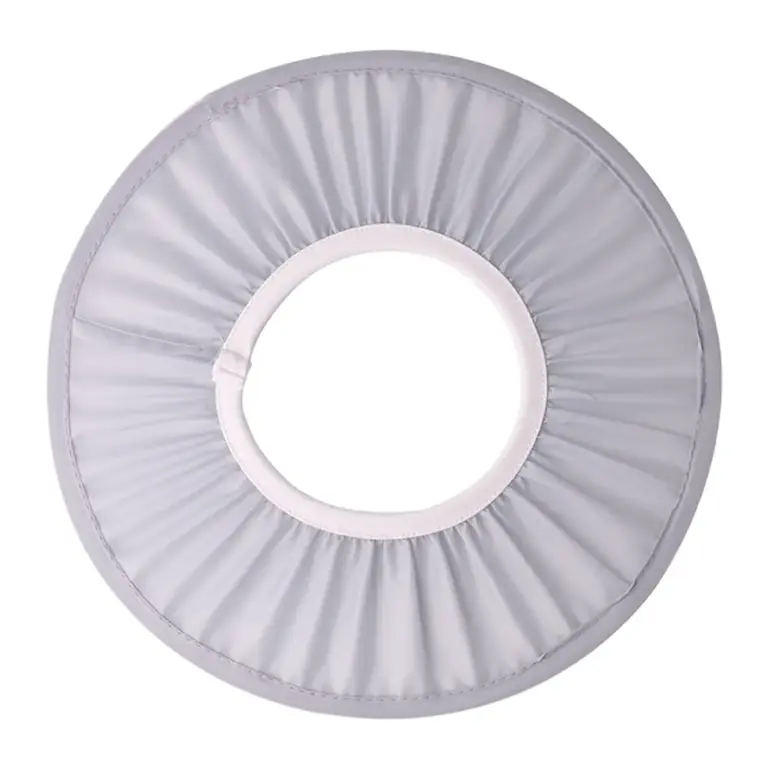 Shower cap med blød elastik - grå