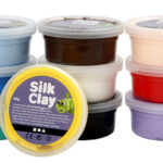 Silk Clay 10 x 40 gr. - Basisfarver