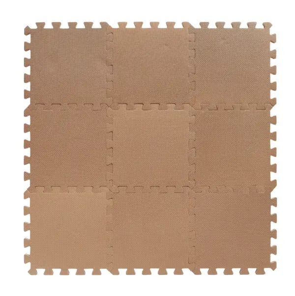 Skumlegegulv Bekids, Cappuccino 9 stk