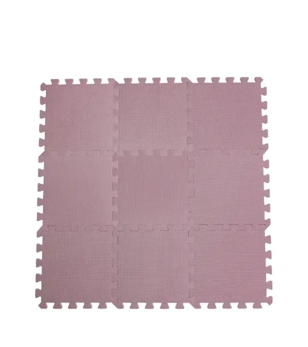 Skumlegegulv Bekids, Støvet Rosa 9 stk