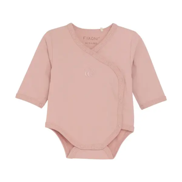 Slå-om Body Langærmet - Pale Mauve - 56