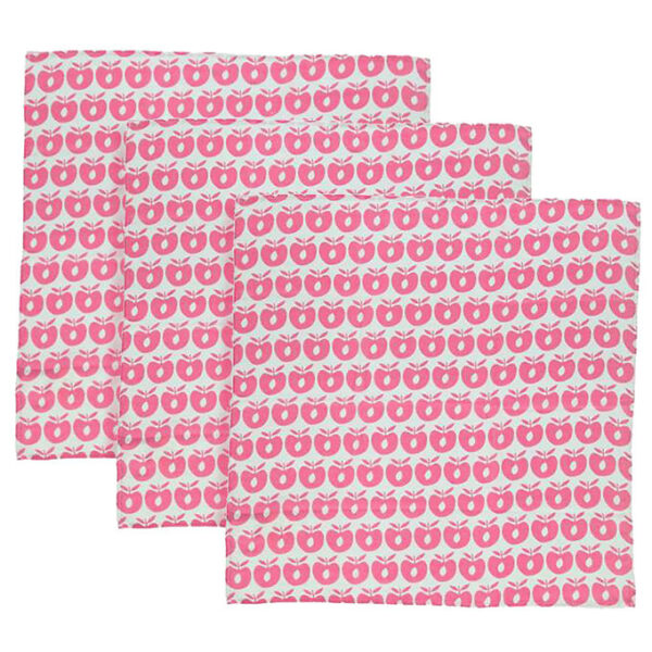 Småfolk Stofbleer - 3-pak - 79x79 - Carmine