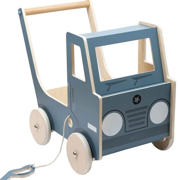 Smallstuff Gåvogn - Lastbil - Blå