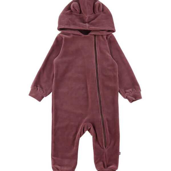 Smallstuff Heldragt - Velour - Dark Rose