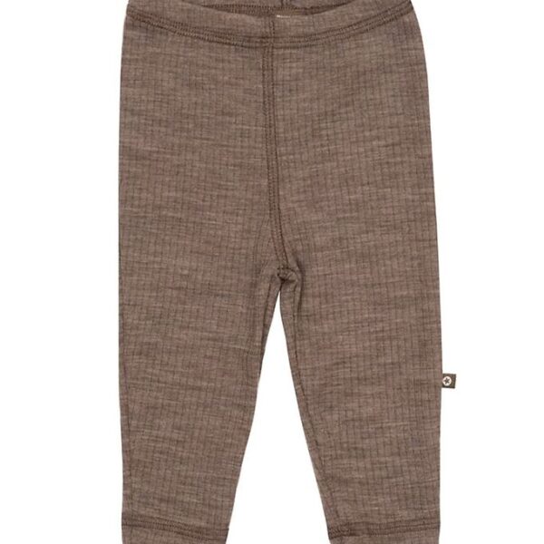 Smallstuff Leggings - Uld - Rib - Nature