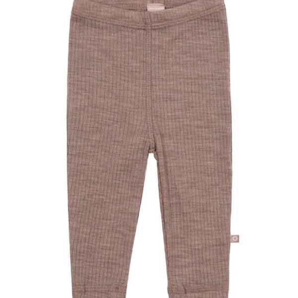 Smallstuff Leggings - Uld - Rib - Soft Powder