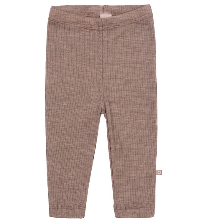Smallstuff Leggings - Uld - Rib - Soft Powder Smallstuff Leggings - Uld - Rib - Soft Powder