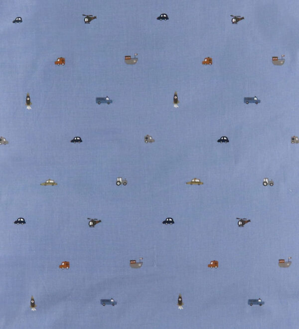 Smallstuff Sengetøj - Baby - Engine - Blå