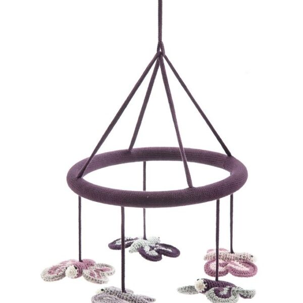 Smallstuff Uro - Sommerfugle - Lilla/Glimmer