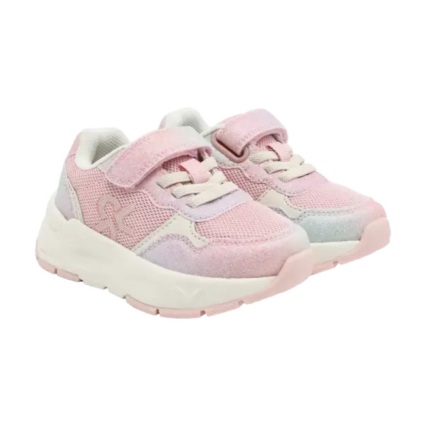 Sneaker m. Velcro - Bridal Rose - 25