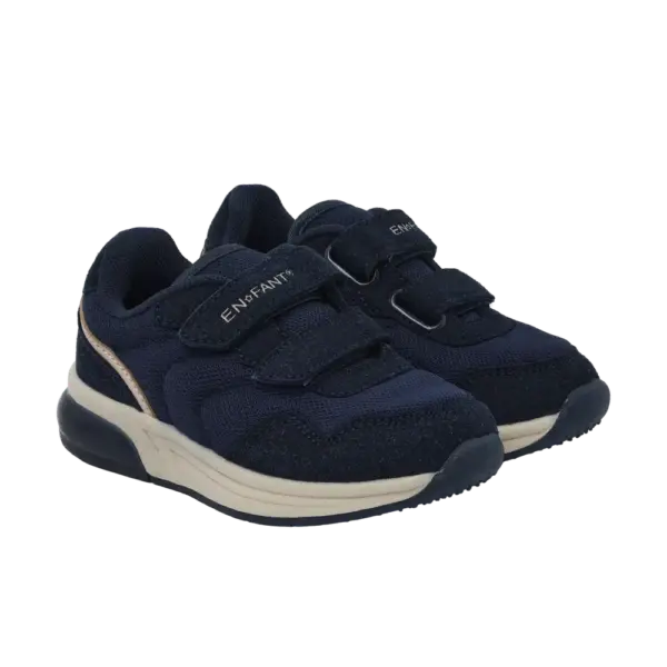 Sneakers Velcro m. Lys - Parisian Night - 28