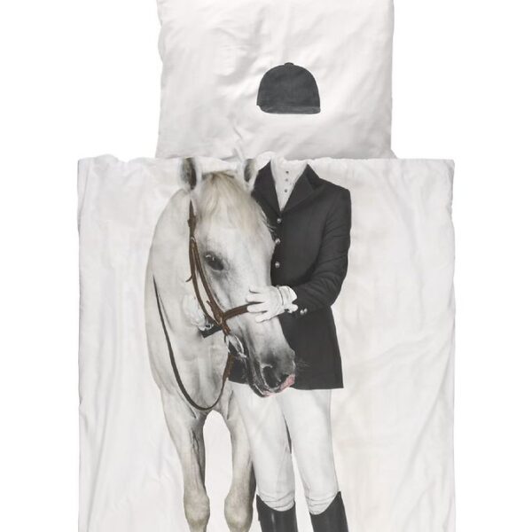 Snurk Sengetøj - Junior - Rytter m. Hest