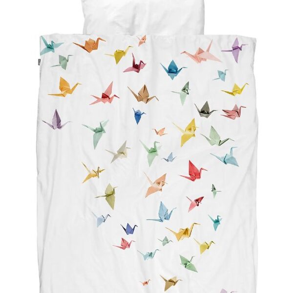 Snurk Sengetøj - Voksen - Origami Fugle