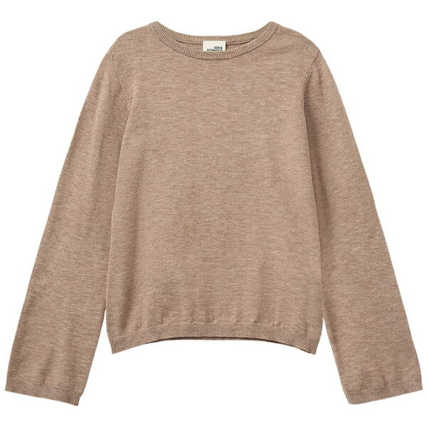 Sofie Schnoor Bluse - Uld - Strik - Vivosy - Deer Melange