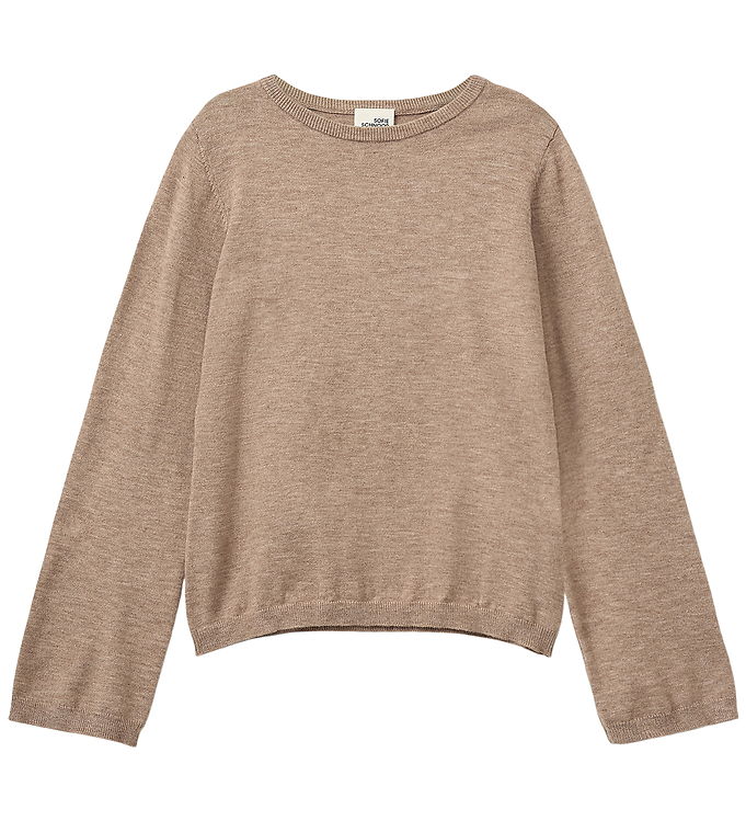 Sofie Schnoor Bluse - Uld - Strik - Vivosy - Deer Melange