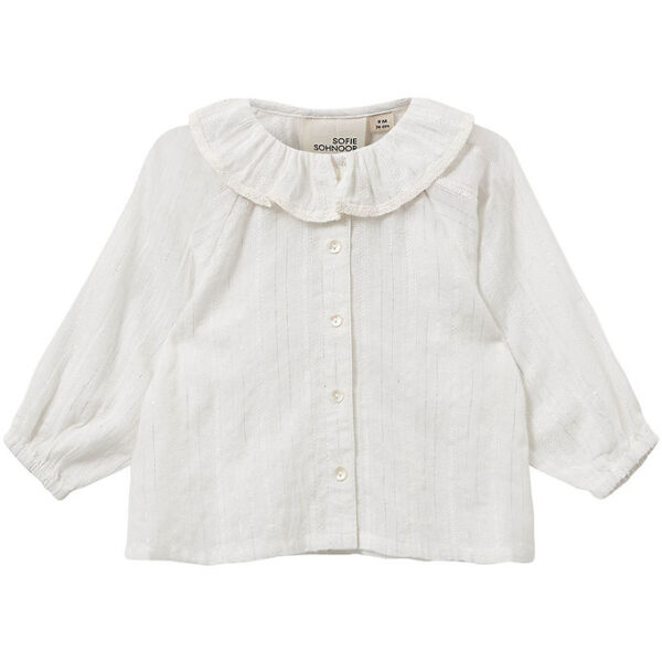 Sofie Schnoor Skjorte - Alminasb - Snow White/Sølv
