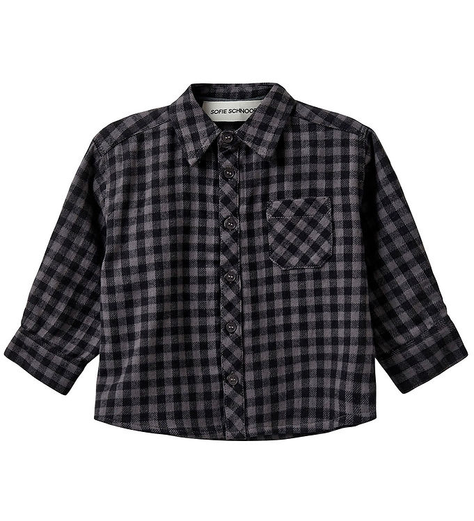 Sofie Schnoor Skjorte - Black Checked Sofie Schnoor Skjorte - Black Checked