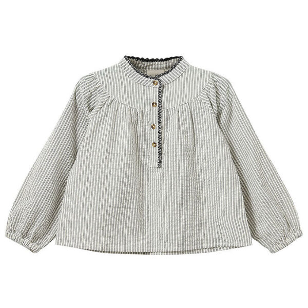 Sofie Schnoor Skjorte - Black Thin Stripe