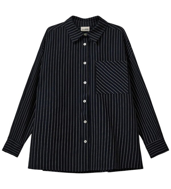 Sofie Schnoor Skjorte - KaliaSy - Dark Navy m. Striber