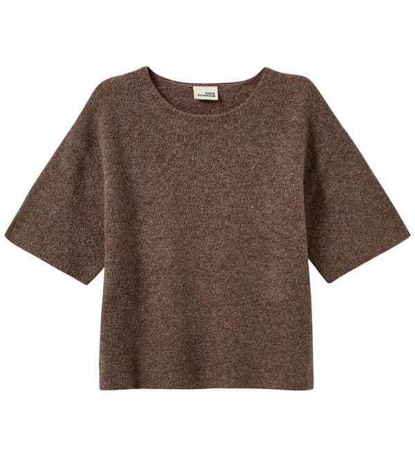 Sofie Schnoor T-shirt - Strik - CerinSY - Brown Melange