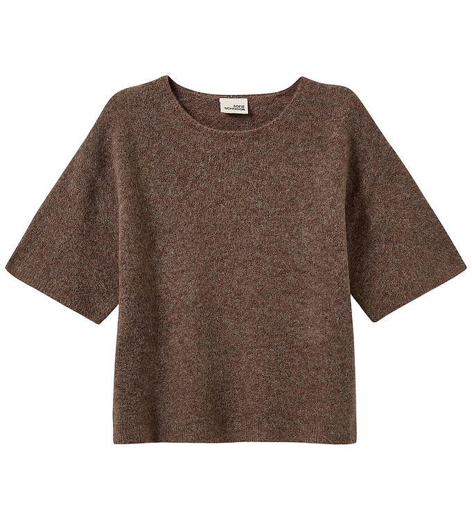 Sofie Schnoor T-shirt - Strik - CerinSY - Brown Melange Sofie Schnoor T-shirt - Strik - CerinSY - Brown Melange